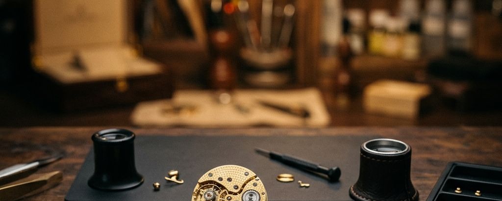 古昆金表高精研磨与黄金制表车间